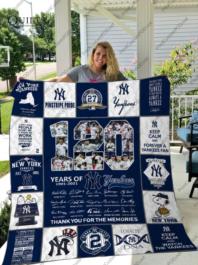 New York Yankees 120 Quilt Bedding Set for Sports Fans