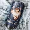 New York Yankees MLB Tumbler with Cat Mom Personalization - Perfect for Cat-loving Baseball Fans