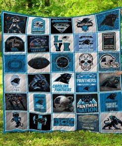Nfl Carolina Panthers Bed Set Queen with Quilt Blanket