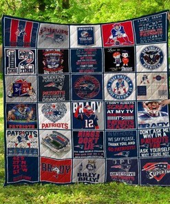 Nfl New England Patriots Quilt Blanket - Show Your Patriotism with a NFL Quilt Bedding Set