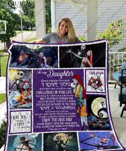Nightmare Before Christmas La Quilt Blanket - Vintage Blanket for Movie Lovers
