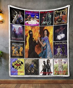 Ninja Sex Party Quilt Bedding Set for Comedy Fans