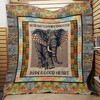 No Beauty Shines Brighter Elephant Quilt Bedding Set with Inspiring Message and Animal Image