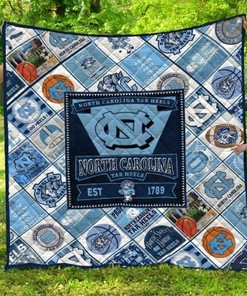 North Carolina Tar Heels Ncaa Collection Quilt Bedding Set - Celebrate Your Fandom in Style