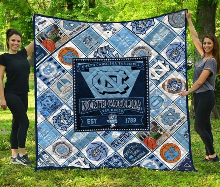 North Carolina Tar Heels Ncaa Collection Quilt Bedding Set - Celebrate Your Fandom in Style