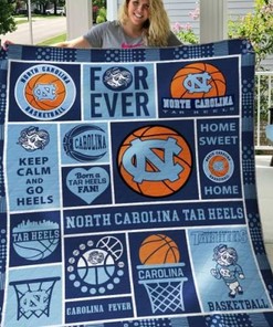 North Carolina Tar Heels Quilt Blanket - NCAA Officially Licensed Tar Heels Bedding