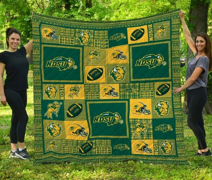 North Dakota State Bison NCAA Collection Quilt Bedding Set