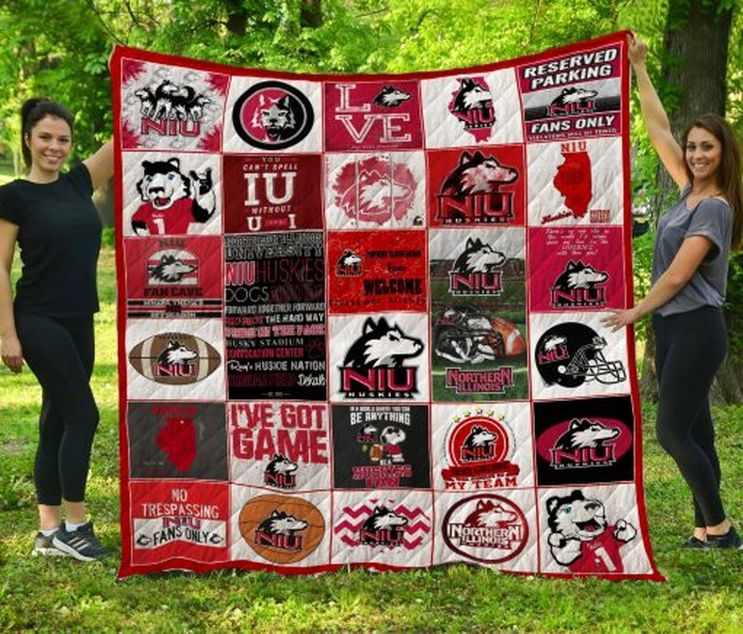 Northern Illinois Huskies NCAA Quilt Bed Cover for a Cozy and Vibrant Bed