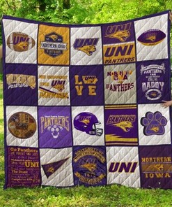 Northern Iowa Panthers NCAA Quilted Bedding Set for a Soft and Cozy Bed