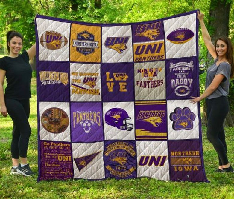 Northern Iowa Panthers NCAA Quilted Bedding Set for a Soft and Cozy Bed