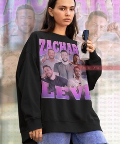 Nostalgic Zachary Levi Sweatshirt, Retro 90s Sweater for Movie Fans