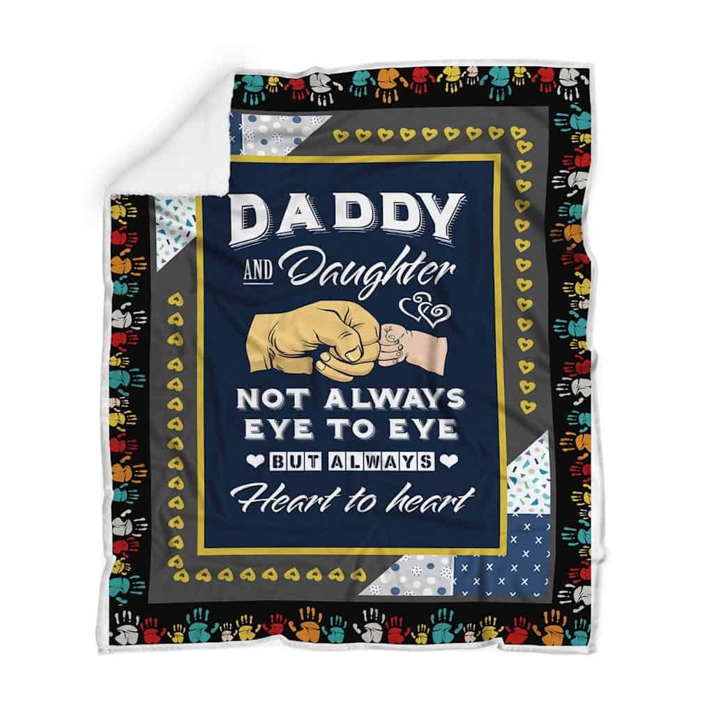 Not Eye To Eye But Heart To Heart Inspirational Quilt Bedding Set