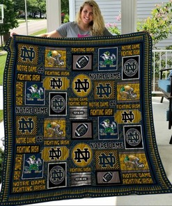 Notre Dame Fighting Irish Ncaa Quilt Bedding Set - Great for Fans of All Ages