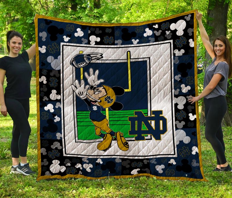 Notre Dame Fighting Irish Quilt Bedding Set for Girls