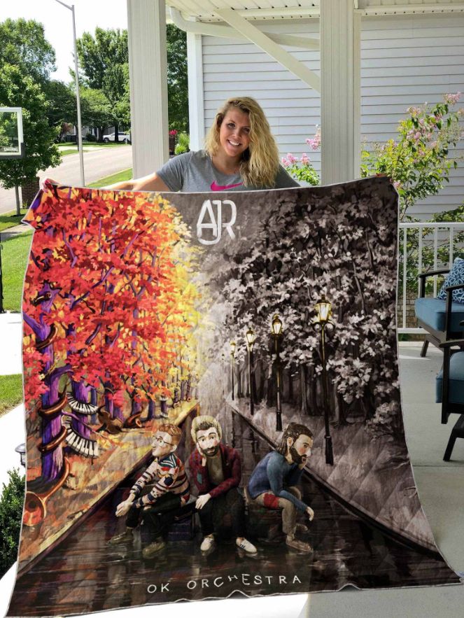 OK Orchestra Ajr Band Quilt Blanket for Music Lovers