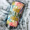 Oakland Athletics MLB Tumbler - Best Mom Ever with Flower Design