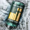 Oakland Athletics MLB Tumbler - One Nation Under God Design