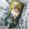 Oakland Athletics MLB Tumbler with Cat Mom Personalization - Perfect for Cat-loving Baseball Fans