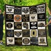 Oakland Golden Grizzlies Ncaa Vintage Quilt Bedding Set with Collected Quilt Blanket