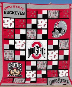 Ohio State Buckeyes Collection Quilt Blanket