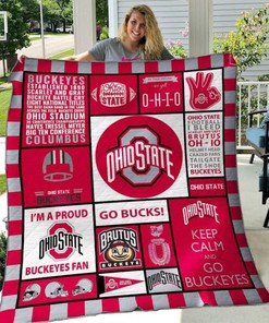 Ohio State Buckeyes NCAA Collection Collected Quilt Blanket for Fans