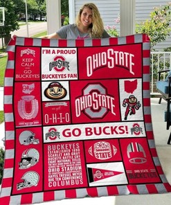 Ohio State Buckeyes NCAA Quilt Coverlet for a Cozy and Chic Bed