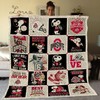 Ohio State Buckeyes Quilt Bedding Set with Unique Design