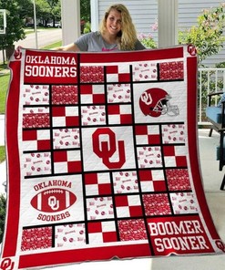 Oklahoma Sooners Boomer Sooner NCAA Quilt Blanket - Perfect for the Ultimate Sooners Fan