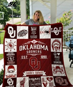 Oklahoma Sooners NCAA Quilt Bedding Set