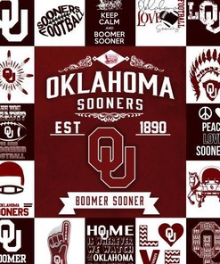 Oklahoma Sooners Quilt Bedding Set 011 for College Football Fans