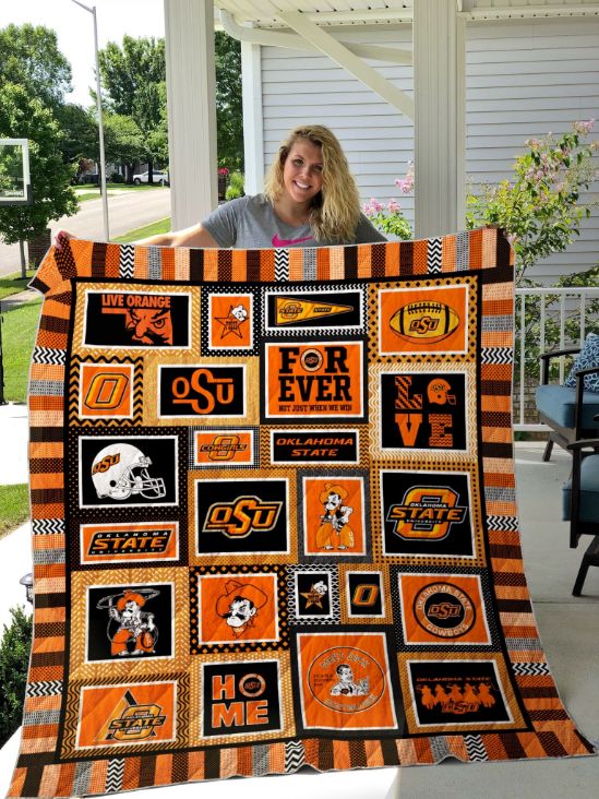Oklahoma State Cowboys NCAA Great Quilt Blanket for Fans