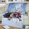 Olaf Frozen Fabric Quilt Bedding Set with Comical Design