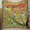 Old World Sparrow Birds On The Tree Quilt Blanket - Lovely Gifts for Bird Lovers