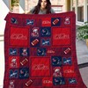 Ole Miss Rebels Red Ncaa Quilt Bedding Set for Boys