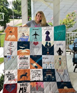 On Thursdays We Watch Grey's Anatomy For Fans Cozy Quilt Blanket