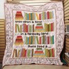 Once Upon A Time Fairytale Quilt Bedding Set with Quote