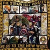 One Piece & Avengers Anime Full Size Quilt Bed Set for Boys