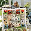 One Smile Can Start A Friendship Greyhound Dog Quilt Bedding Set with Adorable Design