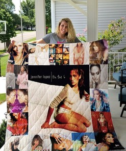 One the 6 Jennifer Lopez Albums For Girls Quilt Bedding Set, Featuring the Iconic Pop and Latin Music Star