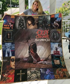 Orignal Ozzy Osbourne Quilt Blanket for Music Collectors