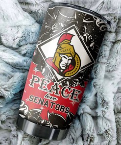 Ottawa Senators Fans Will Love This Peace Love NHL Tumbler