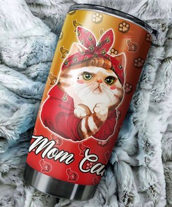 Ottawa Senators NHL Tumbler: Cat Mom Tumbler with NHL Logo, Perfect for Dedicated Fans