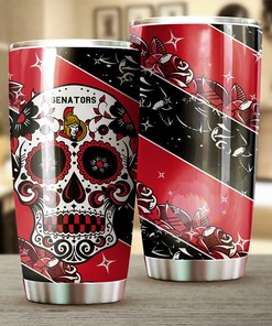 Ottawa Senators NHL Tumbler with Skull Design - G Fanatics