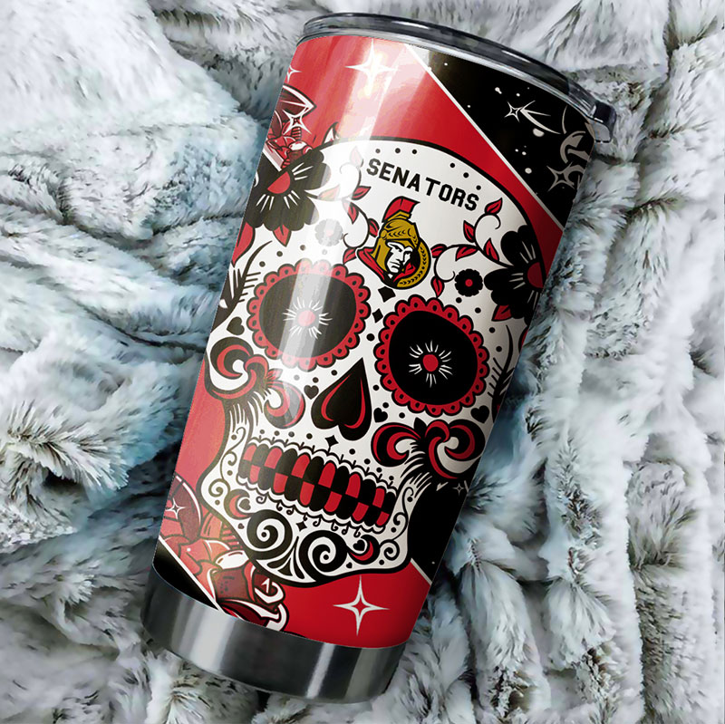 Ottawa Senators NHL Tumbler with Skull Design - G Fanatics - Image 2
