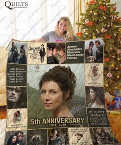 Outlander 5th Anniversary Quilt Blanket - TV Series Bedding
