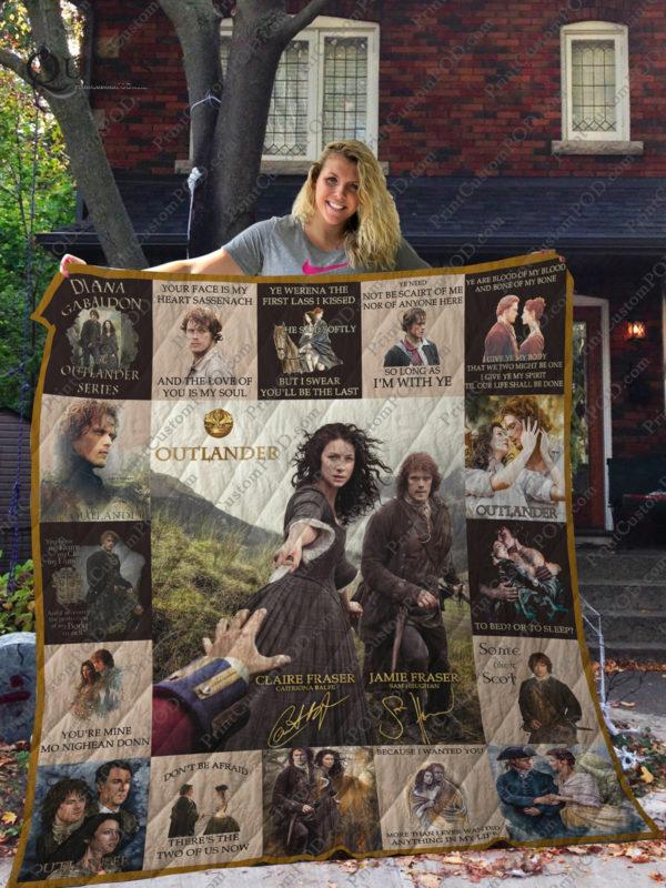 Outlander Quilt Blanket - TV Series 5th Anniversary Bedding