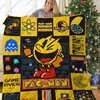 PAC-Man Quilt Blanket - Perfect for Fans of the Iconic Arcade Game