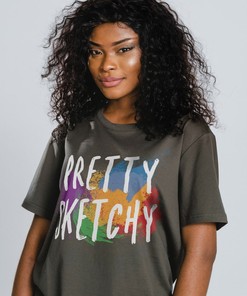 PRETTY SKETCHY Artist Unisex Shirt, Perfect Gift for Art Teachers and Sketching Lovers