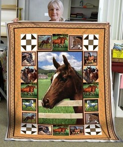 Painted Horses Quilt Bed Set
