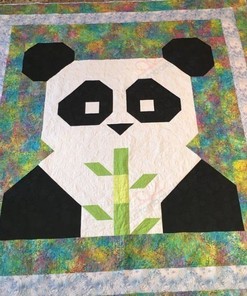 Panda Paper Art Cute Animal Inspired Quilt Bedding Set